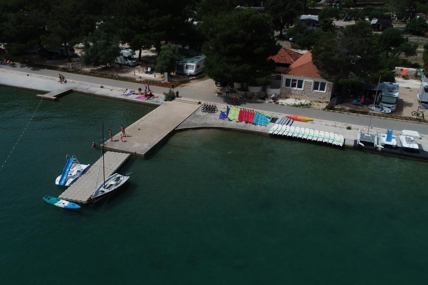 Mobilheim Andrea Wunderschoene Ferienwohnung Direkt Am Meer Jezera Dış mekan fotoğraf